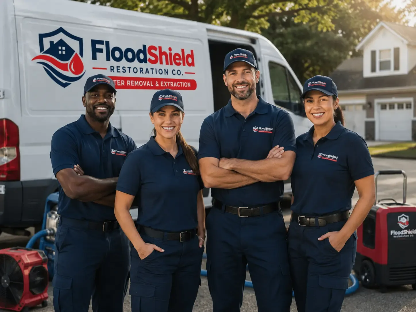 Flood Damage Restoration company in Goldsmith, IN